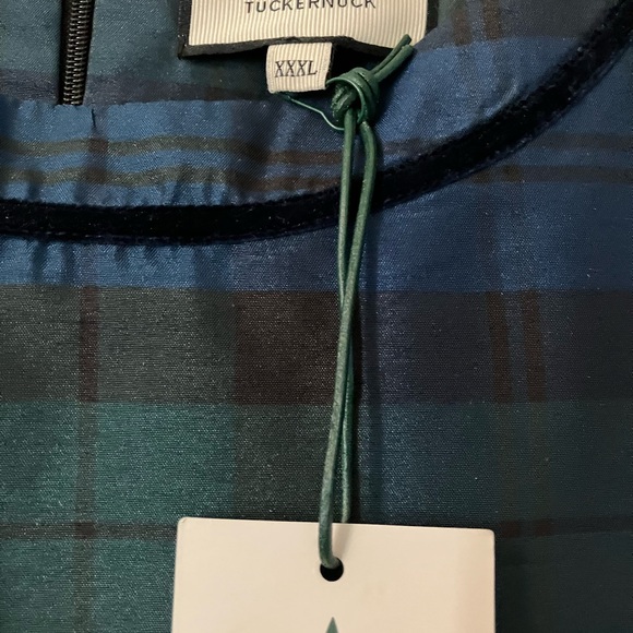 Tuckernuck Black, Blue & Green Plaid Maxi Dress - Picture 3 of 10